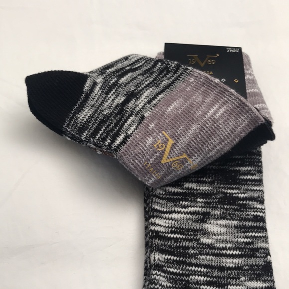 19V69 ITALIA MENS DRESS SOCKS SIZE 10-13 6 PAIRS I LOVE THEM FREE GIFT - Picture 3 of 8